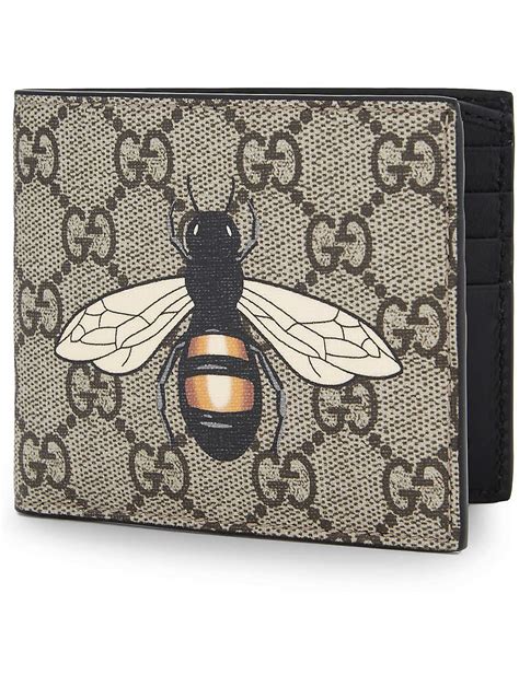 gucci bee wallet pink|Gucci bee wallet men.